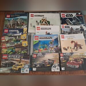 13 LEGO Booklets, used